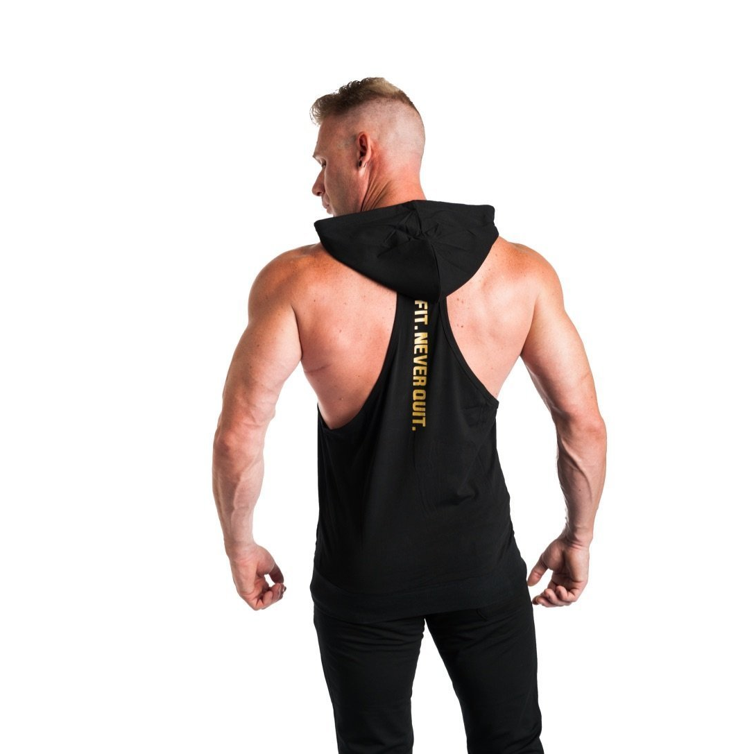 FLEX-N-FLEX Get Fit Never Quit Stringer Hoodie
