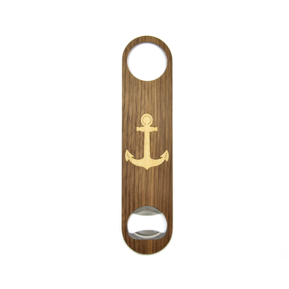 Anchor Handmade Wooden Bottle Opener