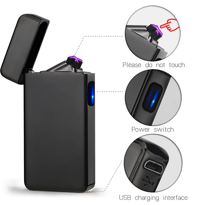 Double Arc Windproof Electric Lighter