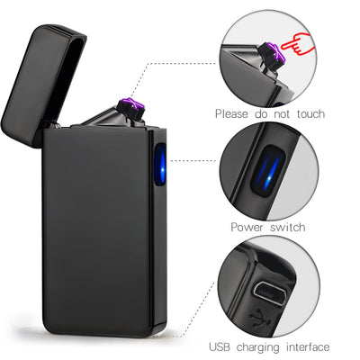 Double Arc Windproof Electric Lighter