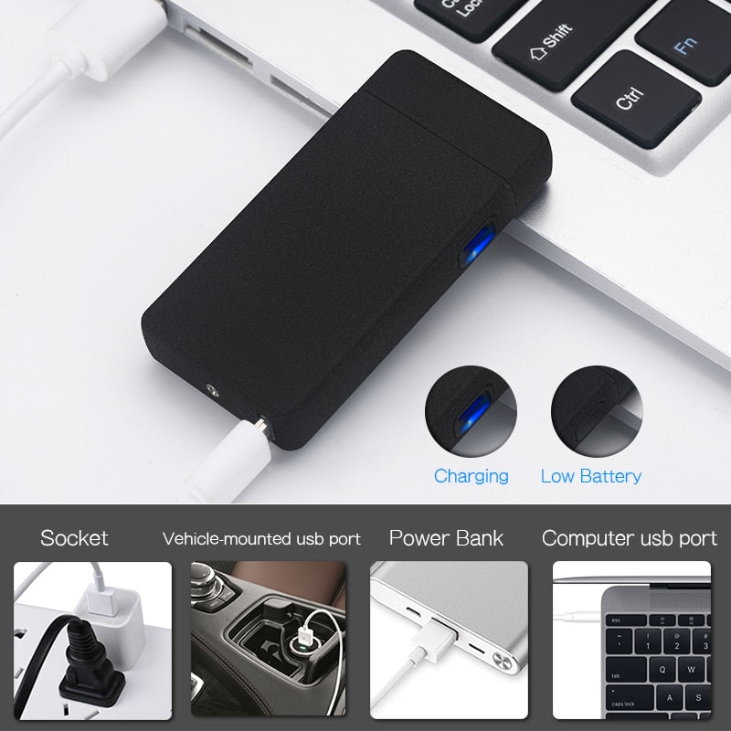Double Arc Windproof Electric Lighter