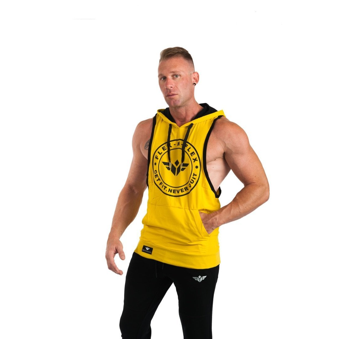 FLEX-N-FLEX Get Fit Never Quit Stringer Hoodie