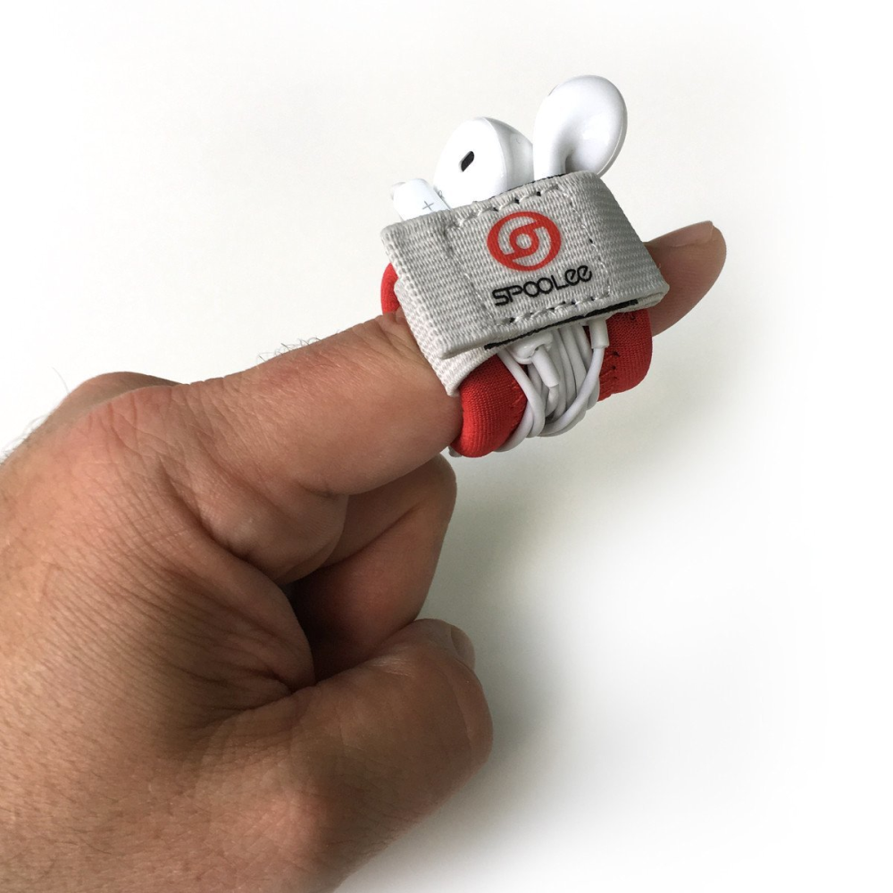 Earbud Roll Up Cable Management