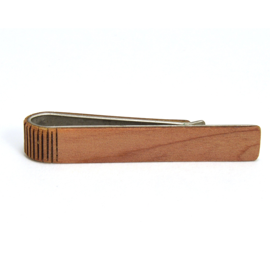 Wood Finish Handmade Wooden Tie Clip
