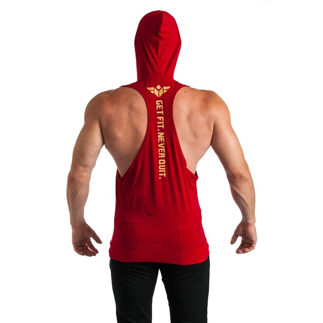 FLEX-N-FLEX Get Fit Never Quit Stringer Hoodie