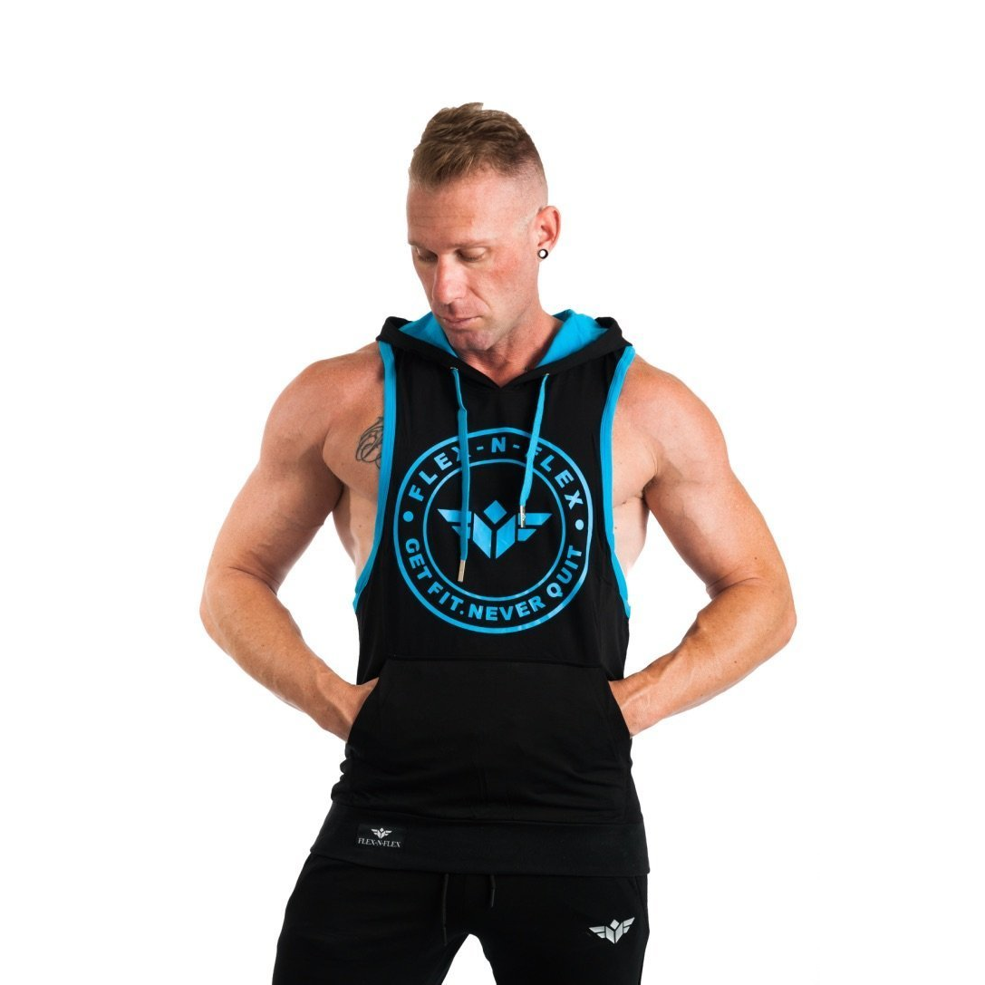 FLEX-N-FLEX Get Fit Never Quit Stringer Hoodie