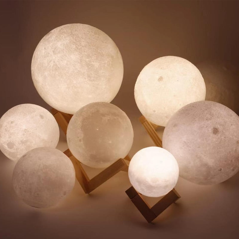 LED 3D Magical Moon Lamp
