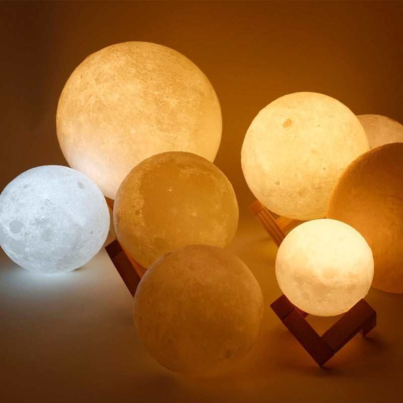 LED 3D Magical Moon Lamp