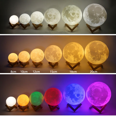 LED 3D Magical Moon Lamp