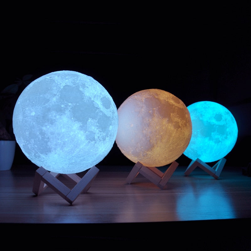 LED 3D Magical Moon Lamp