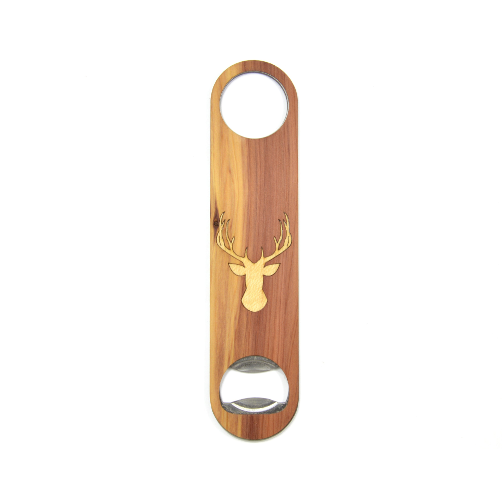 Deer Handmade Wooden Bottle Opener