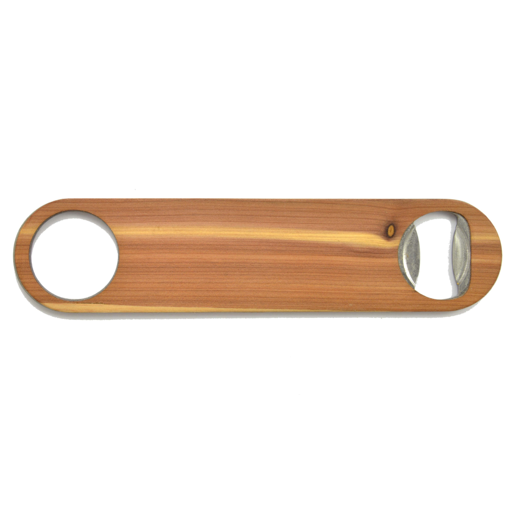 Cedar Handmade Wooden Bottle Opener