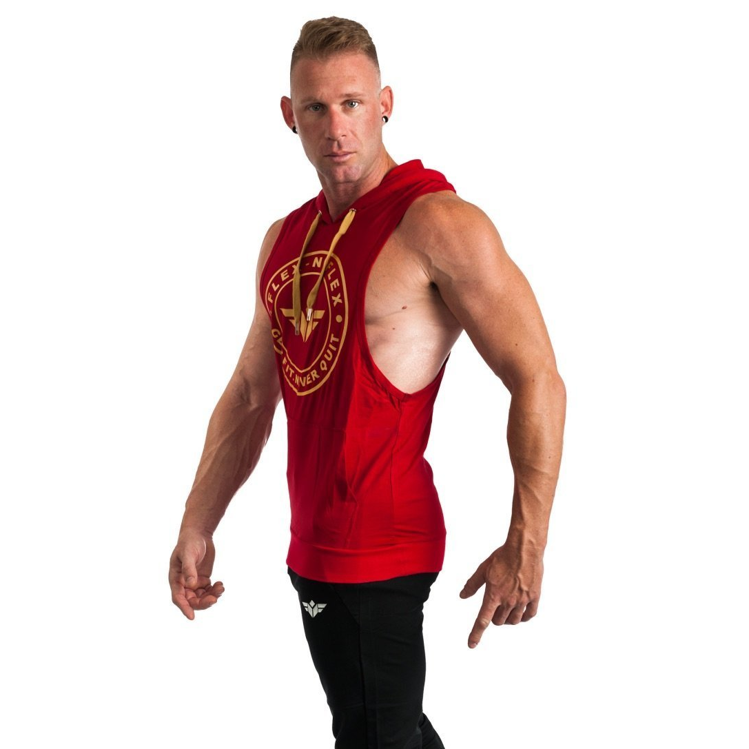 FLEX-N-FLEX Get Fit Never Quit Stringer Hoodie