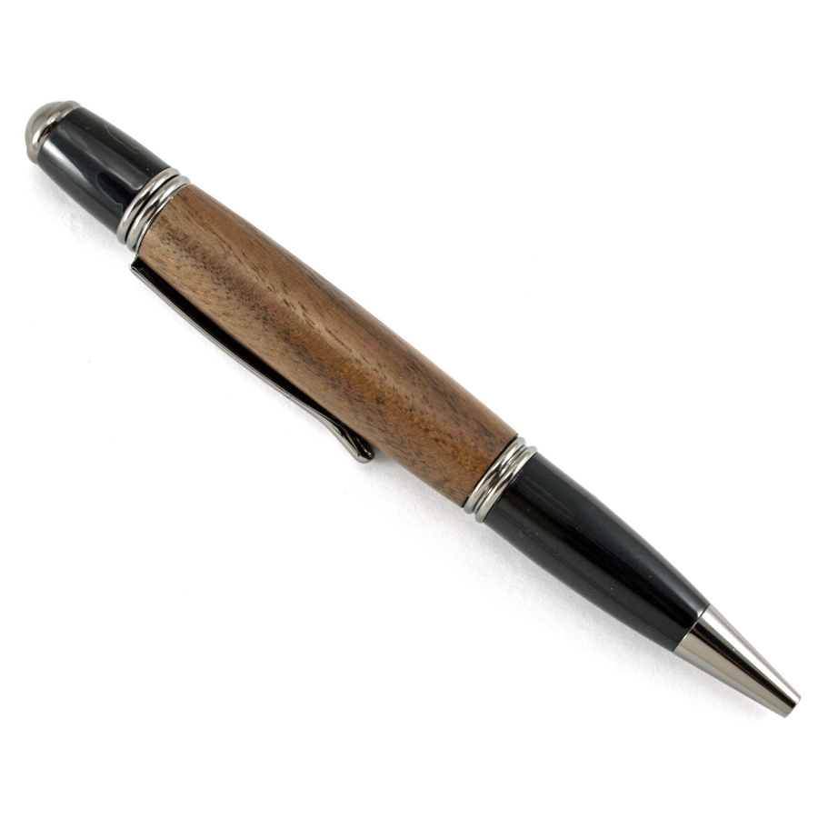 Gatsby Dark Brown Whisky Barrel Handmade Wooden Pen