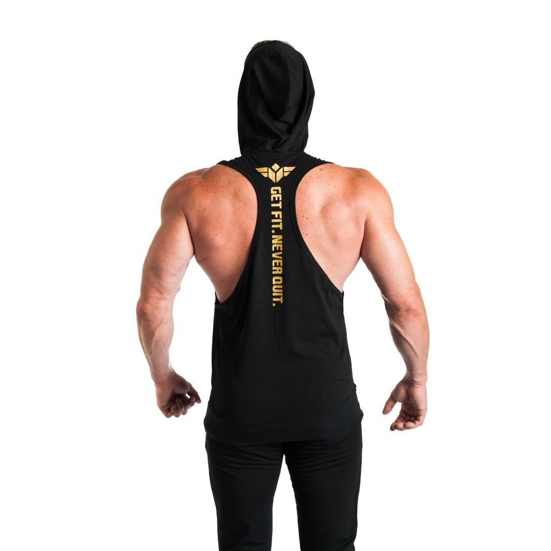 FLEX-N-FLEX Get Fit Never Quit Stringer Hoodie