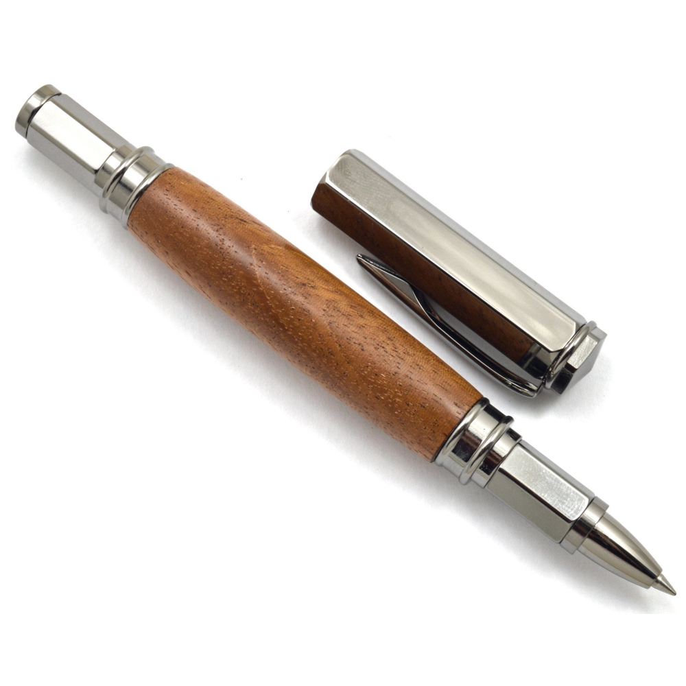 Dark Brown Handmade Wooden Vertex Pen