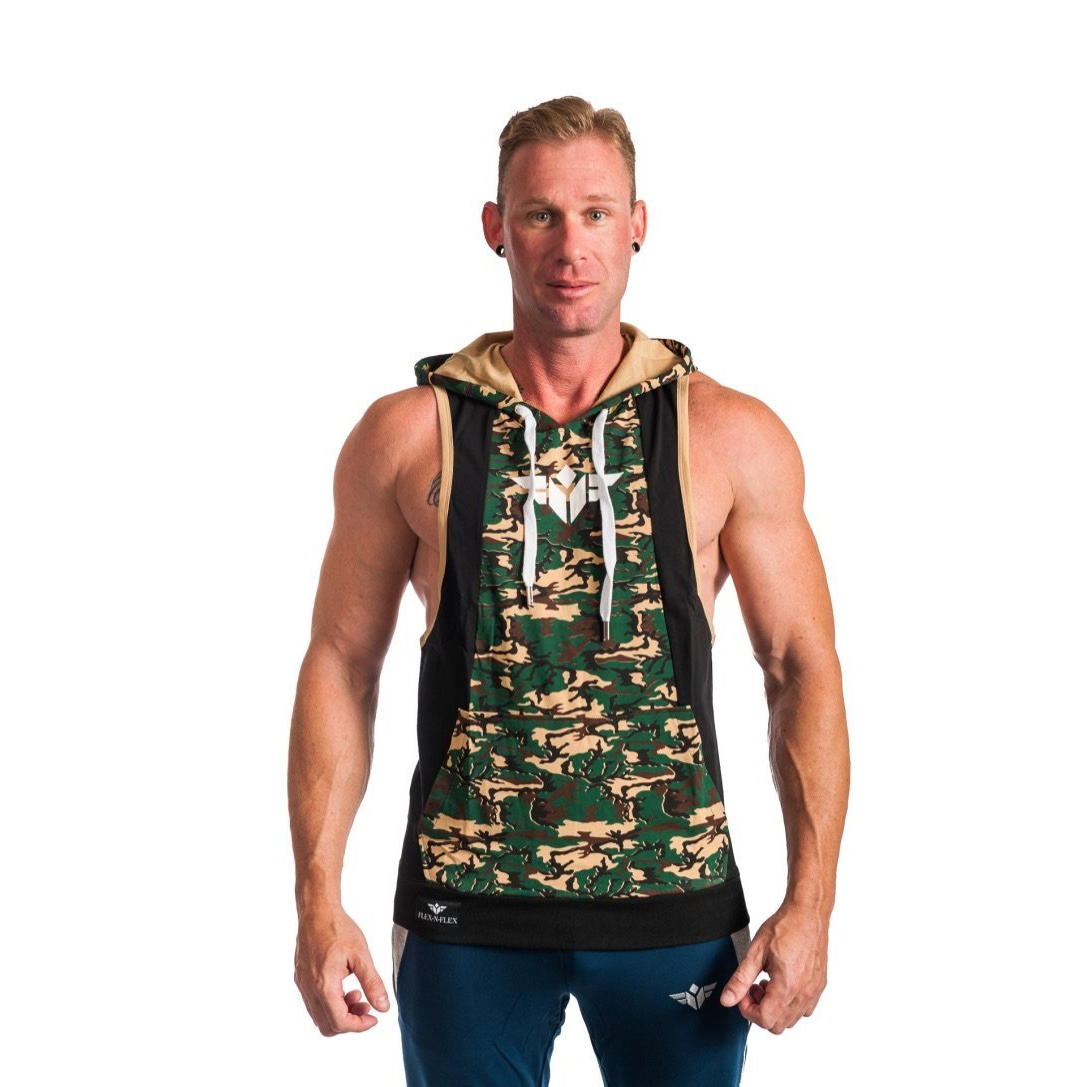 FLEX-N-FLEX Born to Lift Two Tone Stringer Hoodie