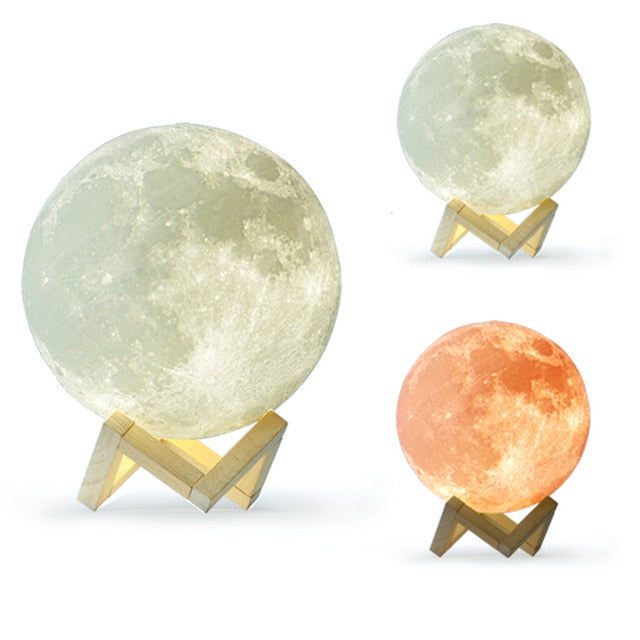 LED 3D Magical Moon Lamp